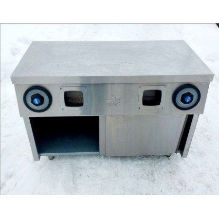 Стол-тумба с диспенсерами для стаканов Atesy СТД-2/1200-2, б/у